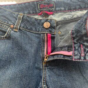 Wrangler Premium Patch Boor Cut Jeans Sz 7/8 x 36